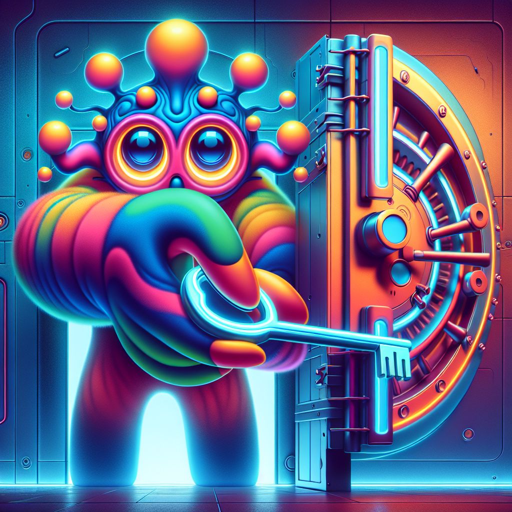 4966bet login screen with a cartoon character holding a secure key